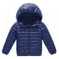 Kid Boys Girs тънки качулки с цип есен зимно топло дете бебешкото класическо яке външни дрехи, 8-19t