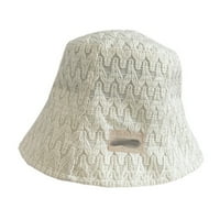 Хибалала шапка обиколка на женската проста кофа шапка пролет и лято тънка дишаща рибарска шапка слънцезащитен крем басейн шапка