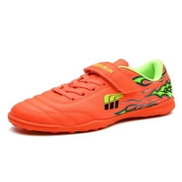 Colisha дамски мъжки атлетична обувка фирма наземна футболна клита тренировки футболни обувки училище устойчиви треньори спортни оранжеви 12c