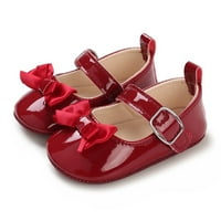 Пролетно лято Деца бебе бебешки обувки момиче принцеса обувки плоско дъно светла катарама удобен сладък лък