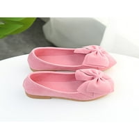 Tenmi Kids Brys Shoes Bowknot Princess Shoe Comfort Flats Slip On Balet Flat Party Lightweight Casual Pink 7c