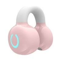 Електронични джаджи Нови в ушите слушалки прозрачни мини Bluetooth слушалки с висока мощност спортни слушалки безжични Bluetooth слушалки бяло
