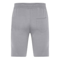 Pejock Mens Cargo Shorts Небрежни атлетични бързи сухи ралакс годни годни риболовни спортни спортни шорти еластична талия прав половин шорти с джобове за туризъм голф тъмно сиво