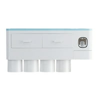 Многофункционален държач за четка за зъби Ръчен комплект за автоматичен дозатор за паста за зъби