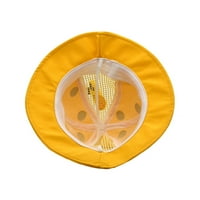 Ketyyh-chn бебешки шапки за малки деца кофа шапки лятно слънце защитна капачка за деца жълто