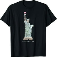 Мир и любов Ню Йорк Статуя на тениската на Сувенир Сувенир