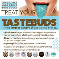 Crazy Cup Coffee Pod Variety Pack, единични чаши, оригинална версия, смело и тъмно печено, брой