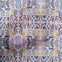 OneOone Cotton Poplin Amethyst Fabric Block Quilting Consusties Print Sheing Fabric от двора широко-yh