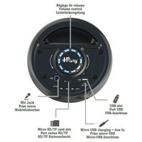 LEXIBOOK IParty Bluetooth® звукова система с микрофон - K8220