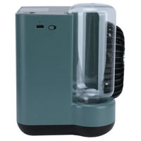 Mini Desktop Clireder, Three Gear Air Cooler вентилатор климатик преносим въздушен охладител с нощна светлина за офис общежитие за стая в дома зелено