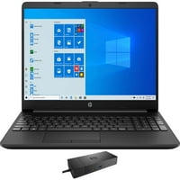 HP 15T лаптоп за домашен бизнес, Intel Iris Xe, 32GB RAM, 1TB PCIE SSD, WiFi, HDMI, Win Pro) с WD19S 180W Dock