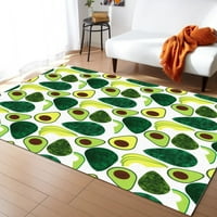 Сладко зелено авокадо модел зона за килим за домашна хола спалня Бельо декор Големи килими Детска стая килим обхождане на мат 4 '5'