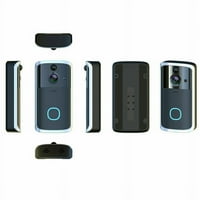 Клирънс визуален пръстен Smart Doorbell Smart Home Wireless Camera Video Bell Phone Intercom Homekit Security Automation Module-черно
