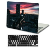 Kaishek Hard Case Cover, съвместим MacBook Pro S с ретина дисплей Touch ID + Черна клавиатура Капак Модел: A M1 & A2289 & A2251 & A2159 & A1989 & A1706 & A