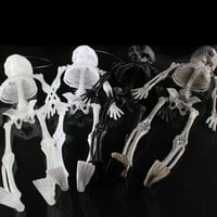 Хелоуин скелети скелет висящ декор Терор забавни играчки за деца сиво