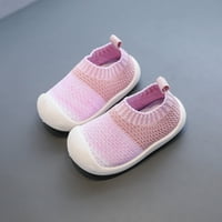 Anuirheih Thddler Shoes Baby Boys Girls Cute Dishing Mesh Non-Slip Soft Bottom Fly Weaving Casual Shoes Sales Clearance