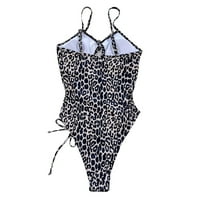 Baycosin Thong Bikini Swimsuit for Women Women Women Swimsuit Print Backless Bikine Bikini Set Beachwear