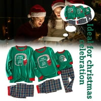 Семейна пижама Коледа родители-деца-деца от свободно време дрехи полиестер фестивал родител-дете, мъж, xl