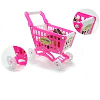 Детски модни декорации мини колички играчки деца пазаруване количка за игра на плодове зеленчуци с ръчни колички