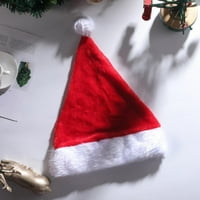 Baywell новост плюшена шапка на Дядо Коледа - 18.8*13.7in - Светлини, забавни коледни шапки за възрастни