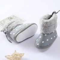 Honeeladyy Toddler Kid Shoes Baby Winter Winter Snow Soft Sole Prewalker Non-Skid for Infant Toddler Boys Girls Gray Sales Online