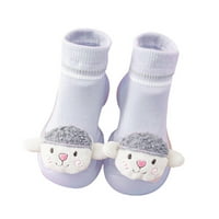 Ketyyh-chn бебешки чорапи обувки момчета момичета чехли обувки чифт чорапи обувки първи ходещи обувки лилаво, 26-27
