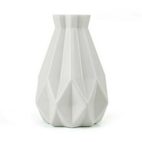 Yubnlvae Нова оригамис ваза бяла имитация керамична саксия с цветя за цветя декор за дома