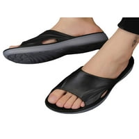 Ferndule Mens Shower Slipper Slides Flip Flops Лято на открито закрито ваканционни чехли