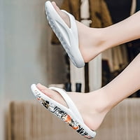 Beiousalie Indoor Outdoor Slippers Жени дишащи фишове на джапанки за жени реколта Pluse Size Summer Mules Shoes