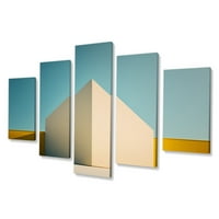 Art DesignArt Реалност на основните форми iv минимализъм minperanel canvas wall art in. Широк в. Високи панели равни панели