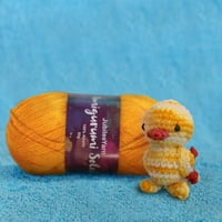 Amigurumi Select акрилна занаятчийска прежда - проекти за плетене на една кука и плетене - Col - Chrysanthemum - 50G Skiins Общо YDS