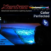Xentec 10000K Xenon HID заместващи крушки само за Chrysler Aspen 2007- Faillight H Super Slim Digital HID светлини за преобразуване