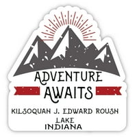 Kilsoquah J. Edward Roush Lake Indiana Souvenir Vinyl Decal Sticker Adventure очаква дизайн
