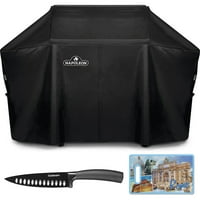 Napoleon Pro Outdoor Grill Cover Black Bundle с Cuisinart 3D City Collection Rome Board и Classic с нож за нож на Edge Chef Black