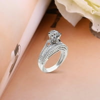 Frehsky Rings Rose Diamond Ring, Диамантен пръстен на Свети Валентин, Розов пръстен, диамант, пръстен за спар-кле, лек пръстен, нов творчески пръстен, може да бъде подреден, за да носи женската мода