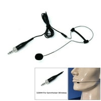Микрофон за кардиоидни слушалки с единична ухото за безжично черно на Sennheiser