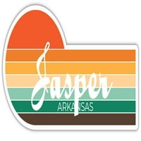 Jasper Arkansas Sticker Retro Vintage Sunset City 70S Естетичен дизайн