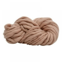 Класически мек дебел обемист вълнена прежда Diy Roving Crochet for Arm Knitting Colors, 17.7in