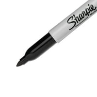 Sharpie Fine Tip постоянен маркер, фин съвет за куршуми, черен