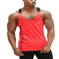 Musuos men muscle fitness tank top тренировка фитнес спортни без ръкави стрингерни ризи жилетка жилетка