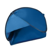 Палатка за къмпинг на Tureclos преносим плажен балдахин UV-устойчив заслон за сянка на открито риболовна палатка, син, m
