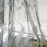 Giligiliso Clearance чиста завеса тюл прозорец voile драпиране на панела за валансиране на плат