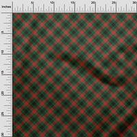 OneOone Cotton Poplin Twill Red Fabric Check Cheping Material Mattery Print Fabric край двора