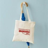 Cafepress - Оклахома момиче тотална чанта - Естествено платно чанта, платнена чанта за пазаруване