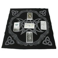 Triple Moon Pentagram Altar Cloth Tarot Castleclot