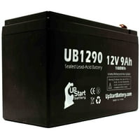 - Съвместима батерия Altroni SMP312C - Подмяна на UB Universal запечатана батерия с оловна киселина - включва терминални адаптери F до F