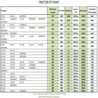 Tirechain съвместим с KIOTI CK3510SE HC R задна 15-19. Вериги за гуми V-BAR