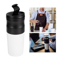 Чаша за кафе -мелница, електрическа мелница от неръждаема стомана, преносима за домашен офис бяло