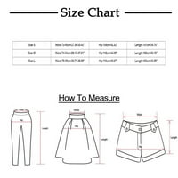 Easthery Capri Pants for Women Dressy Spethy Wide Lecual Solid Told Trower for Women