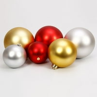 Wendunide Decor Decor Shatterproof Големи бонбони Златни коледни топки Декорация Коледна празнична декорация Топка, за да създадете забавна празнична атмосфера синя